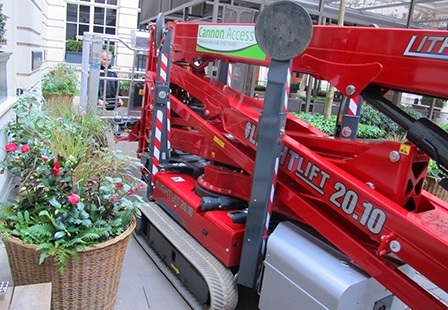 Emissions-Free & Quiet Hinowa Boom Lift Required For Top London Hotel