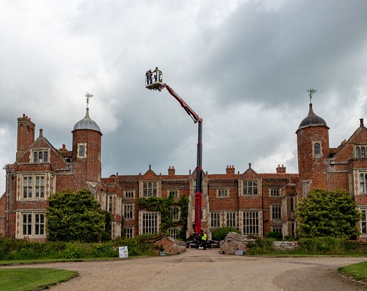 Stately Home Tower Repair Made Easy By New Hinowa Boom 