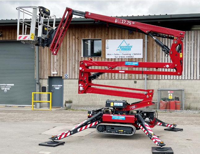 Premier Platforms takes Hinowa – the premier spider lift