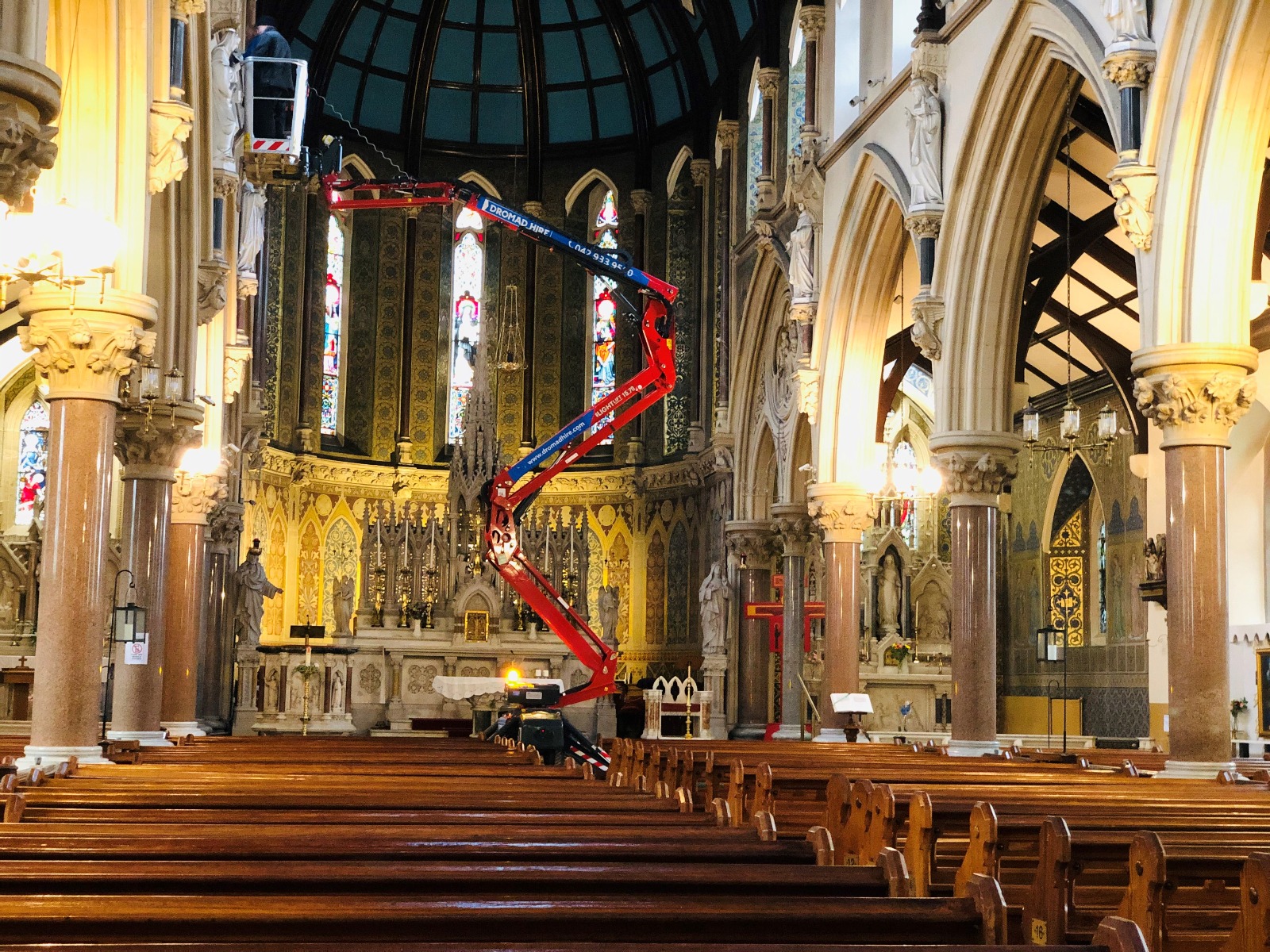 Hinowa spider lifts are exceptional at working in confined spaces