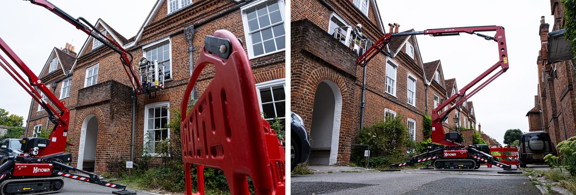 use the Hinowa spider cherry picker to manage any tasks