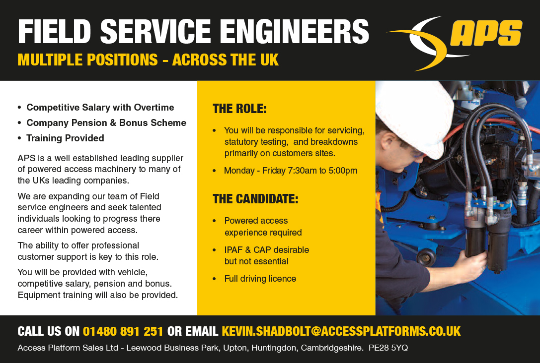 Field Service Engineer - Multiple positions across the UK