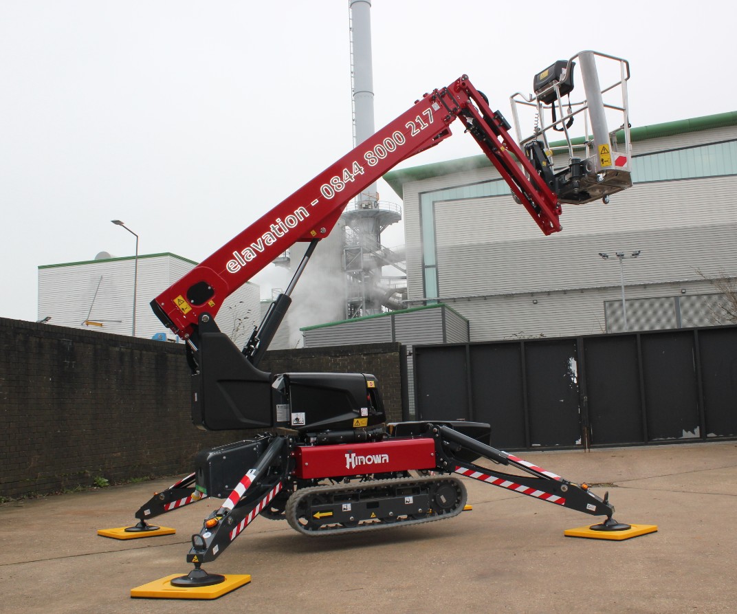 The Hinowa TeleCrawler13 spider platform – designed for working at height in the most confined spaces