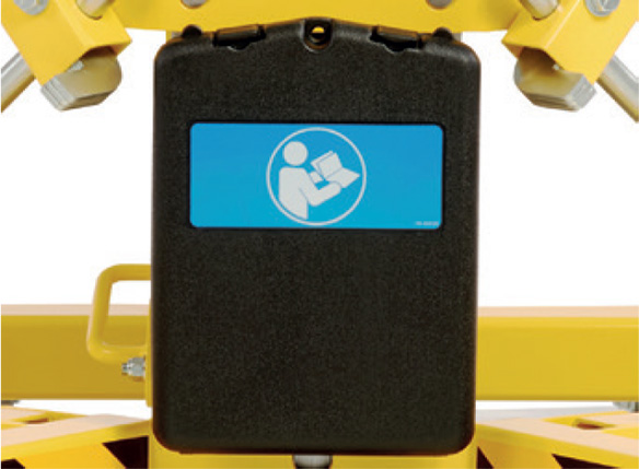 Robust waterproof document holder