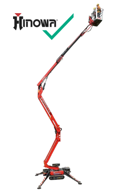 Hinowa Spider Lift Working at full height